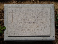 Struma Military Cemetery - Finlay, Horace